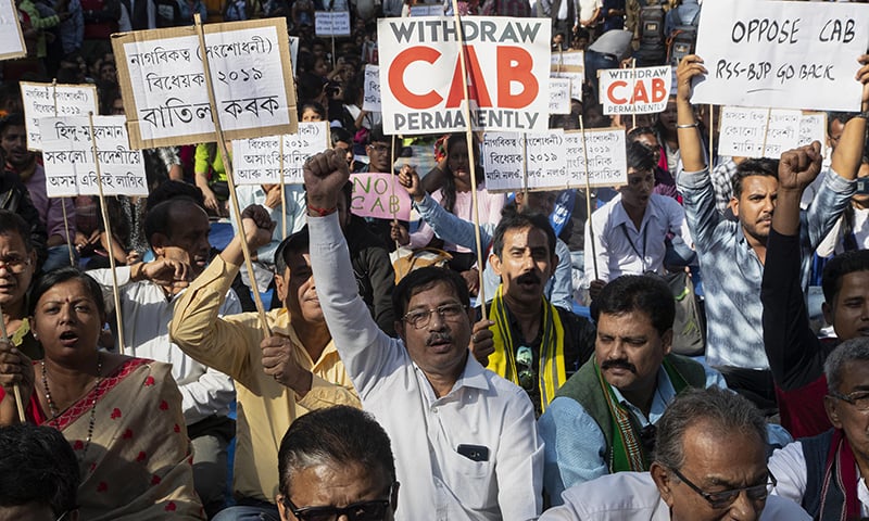 Indian Muslim protest