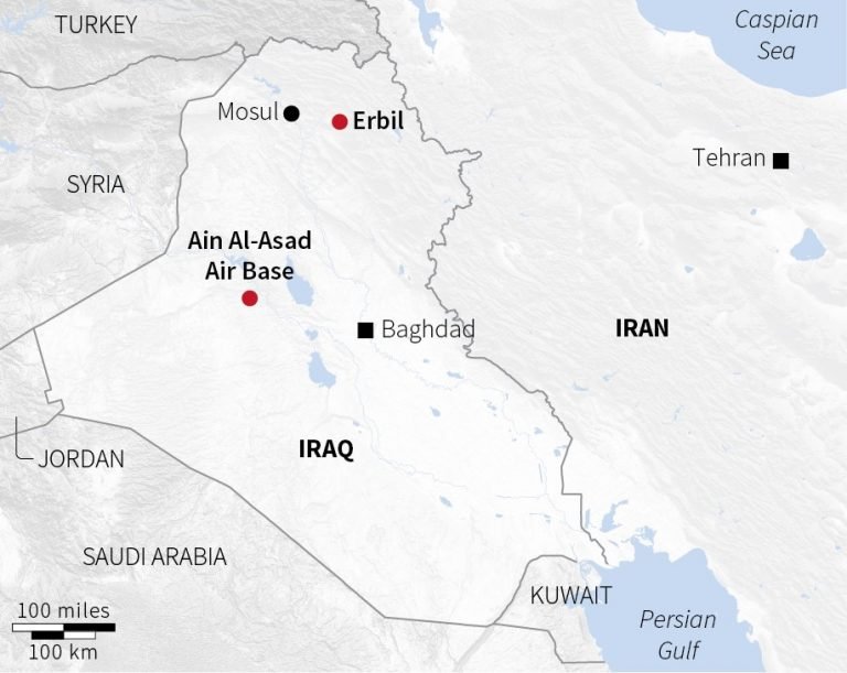 Iraqi-Irani airspace
