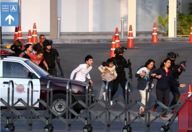 Thai soldier shooting